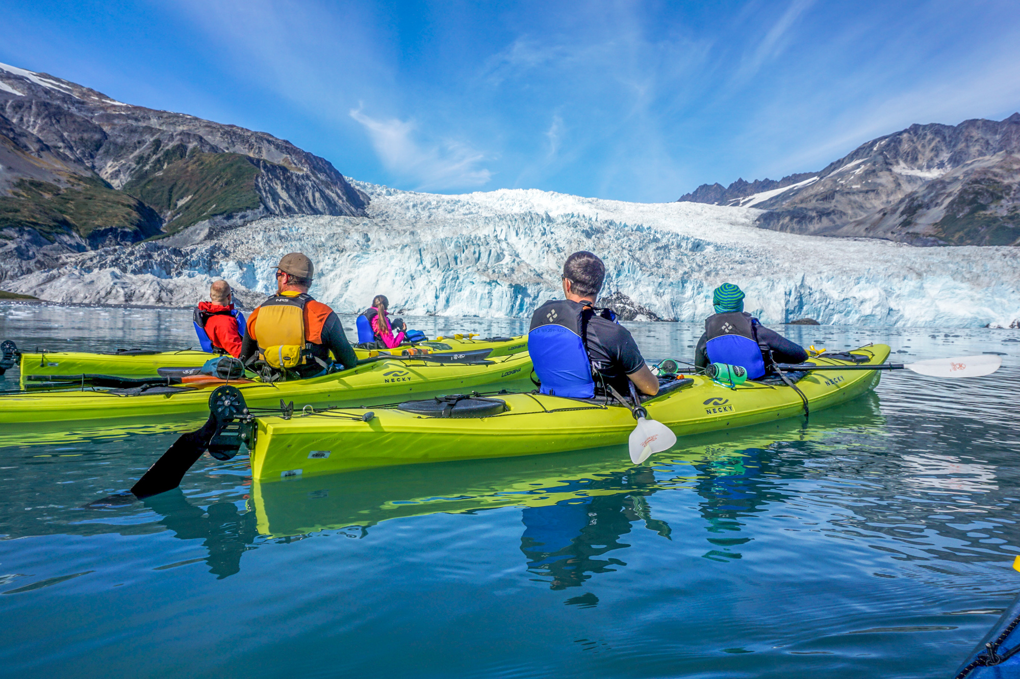 aialik glacier wildlife cruise and kayaking